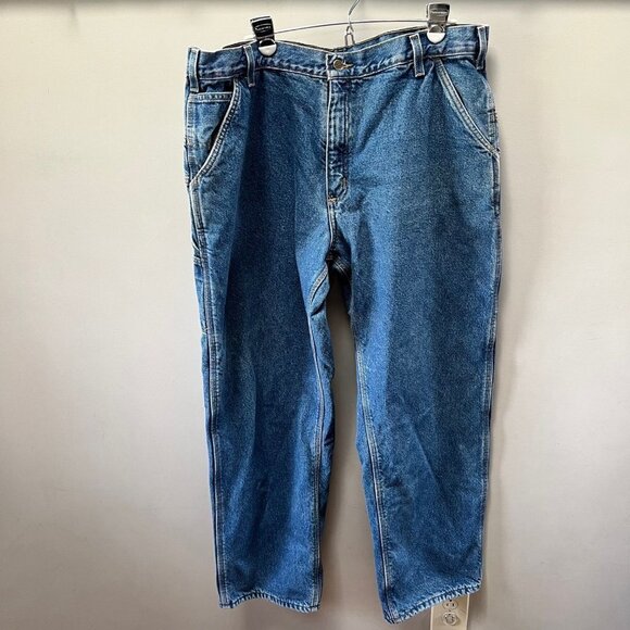 Carhartt Fleece Lined Work Jeans - Dungaree Fit. Size 40x32 - Picture 1 of 10